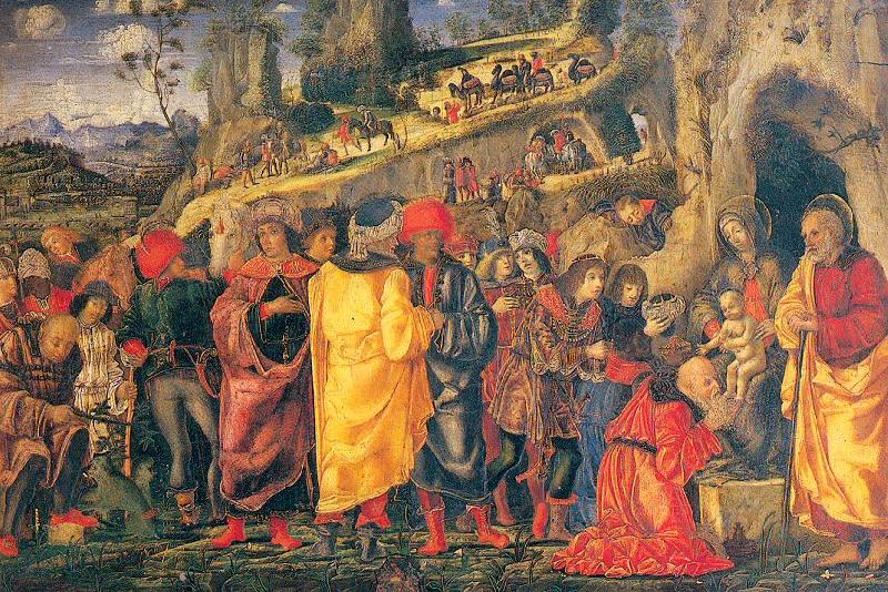 Parentino, Bernardo The Adoration of the Magi oil painting picture